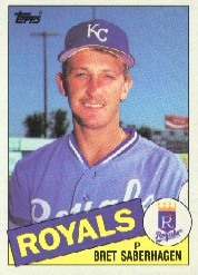 1985 Topps Baseball Cards      023      Bret Saberhagen RC